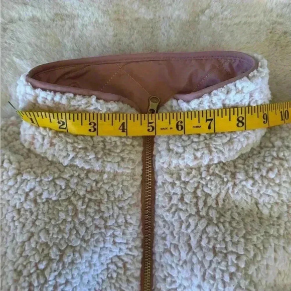 Love Tree reversible Sherpa pockets on both sides size medium dusty rose - Picture 11 of 12